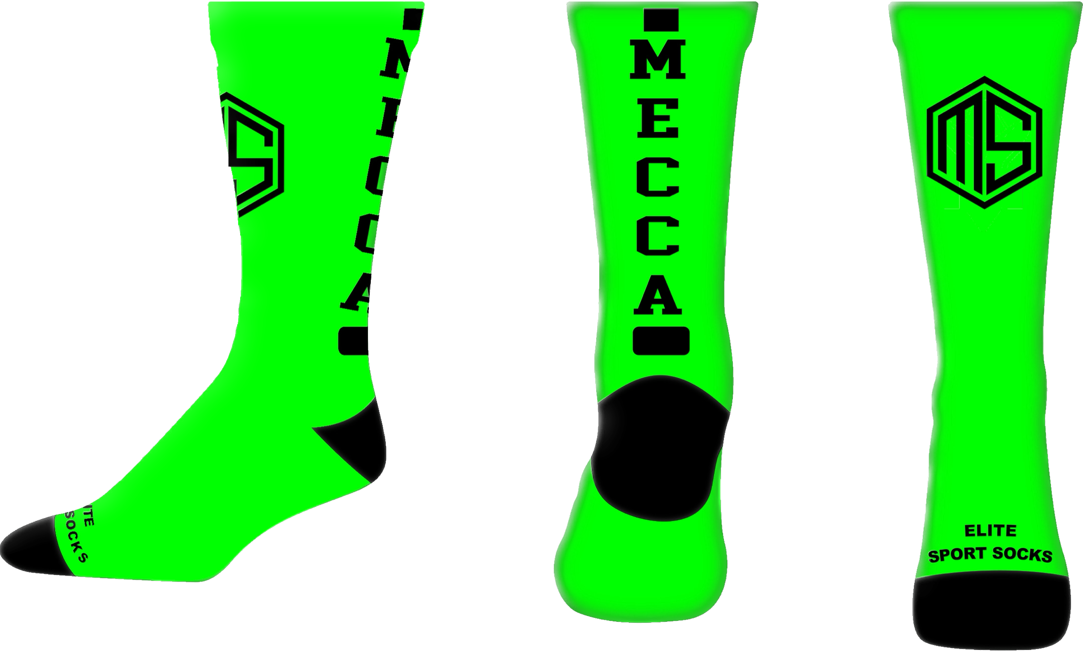 Neon basketball socks sales