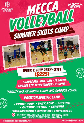 Mecca Volleyball Summer Skills Camp