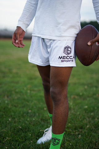 Mesh Shorts White