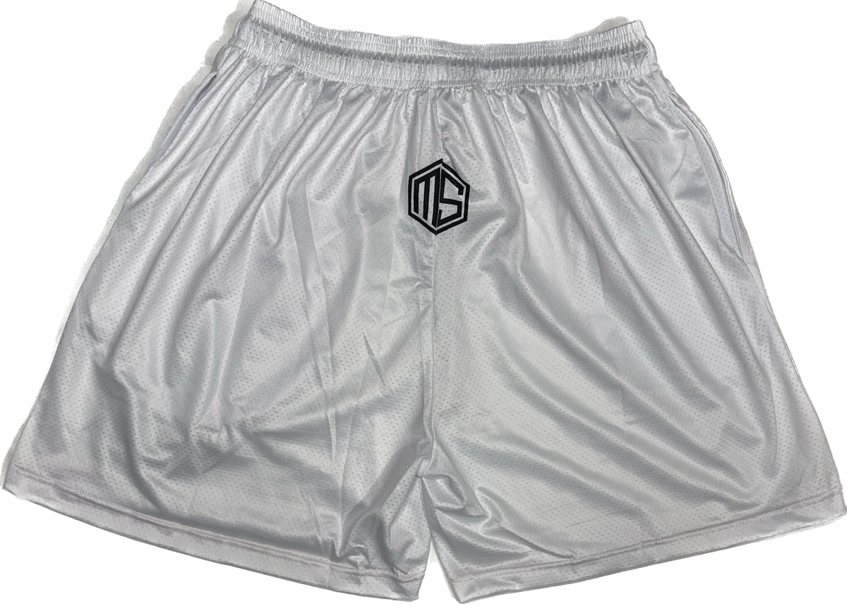 Mesh Shorts White