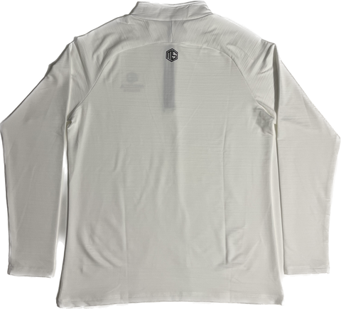 Men's Quarter Zip White