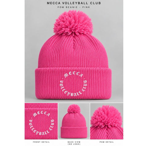 Mecca Volleyball Pom Beanie