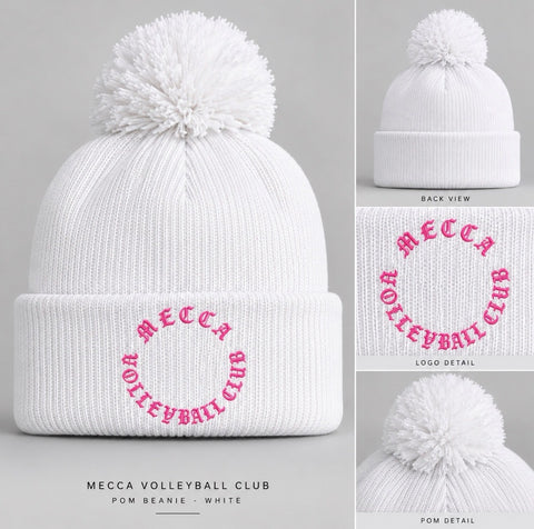 Mecca Volleyball Pom Beanie