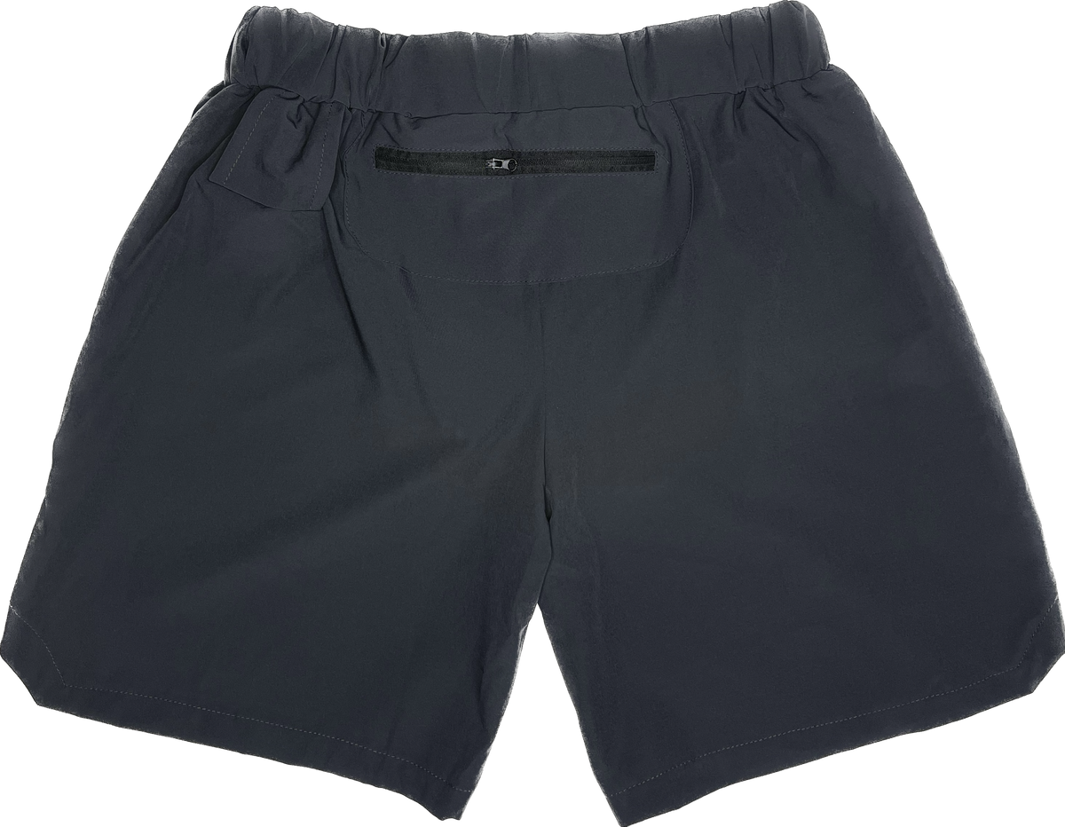 Men Polyester Shorts Grey