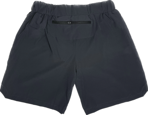 Men Polyester Shorts Grey