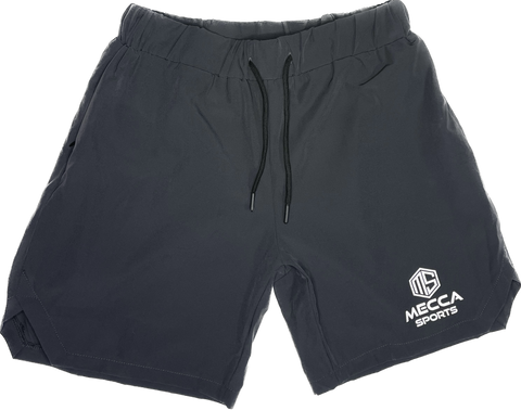 Men Polyester Shorts Grey