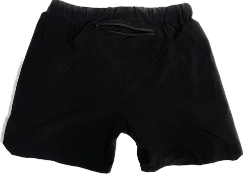 Men Polyester Shorts Black