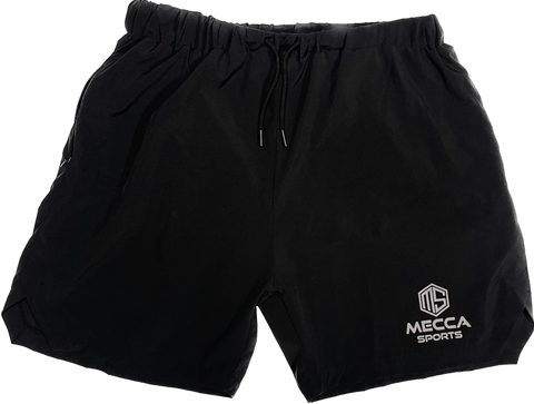 Men Polyester Shorts Black