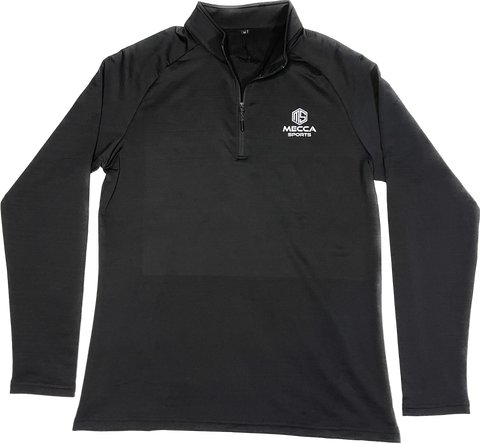 Men's Quarter Zip Black